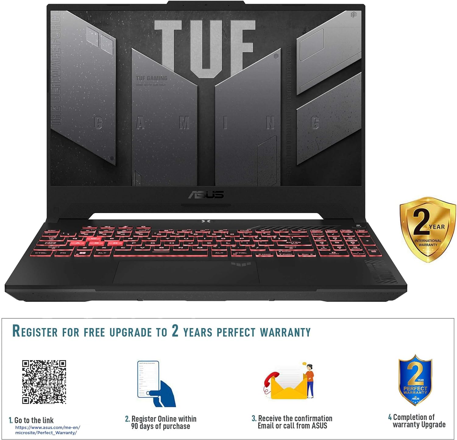 Sleek ASUS TUF Gaming A15 FA507NV-LP023W in stylish Mecha Gray color with powerful specs 0197105077874