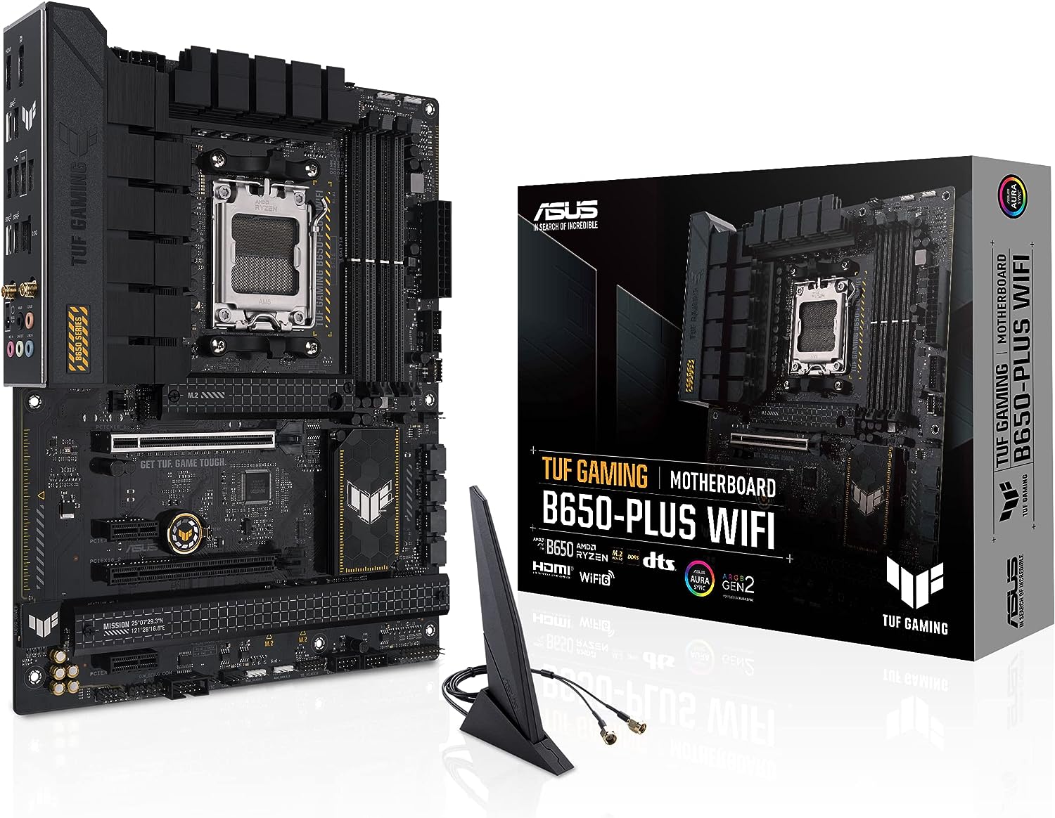 Asus TUF Gaming B650Plus WiFi Motherboard - DDR5, Socket AM5, Micro ATX 4711081912651