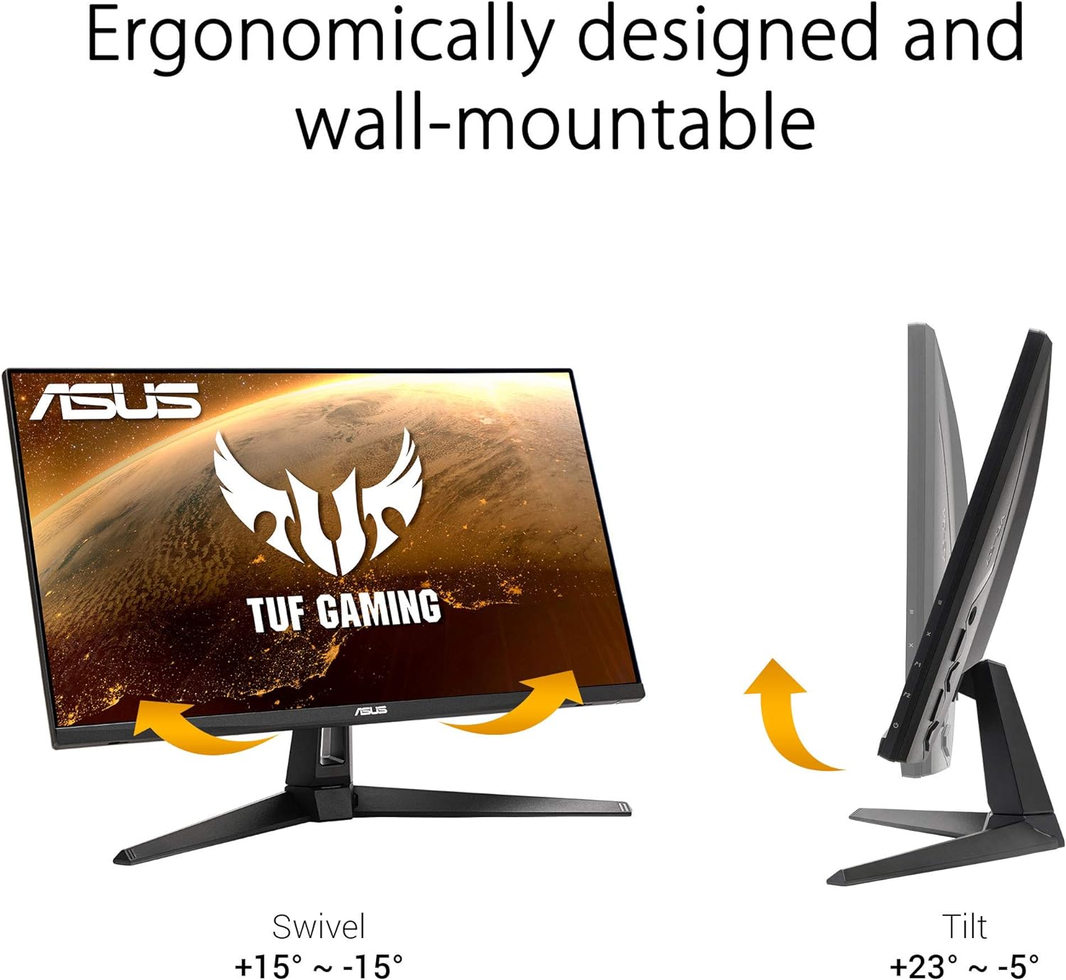 ASUS TUF Gaming VG279Q1A 27 Monitor - Shadow Boost feature enhances image details in dark scenes for better visibility. 0192876870327