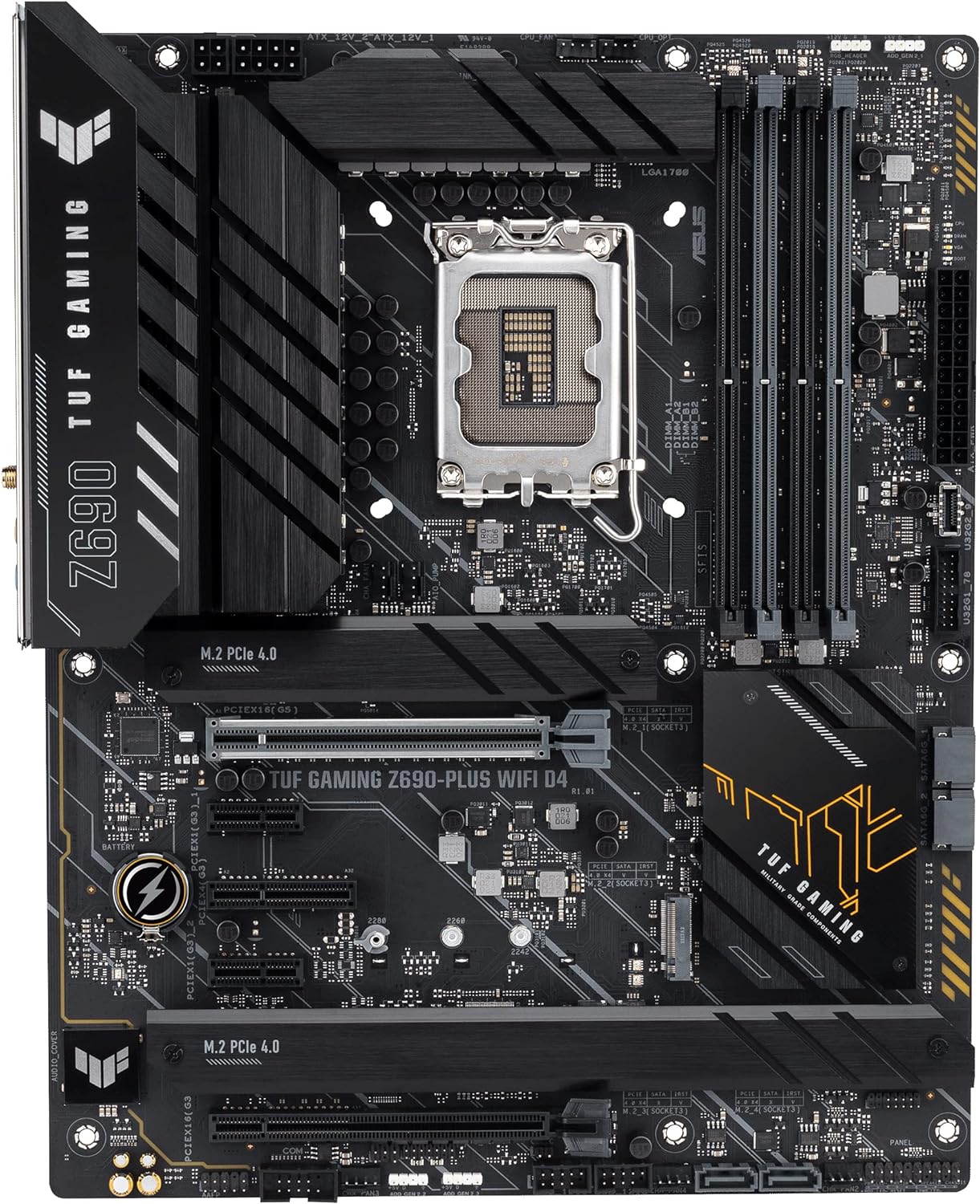 ASUS TUF Gaming Z690 Plus WiFi D4 ATX Motherboard - Ready for 12th Gen Intel Core processors 4711081438779