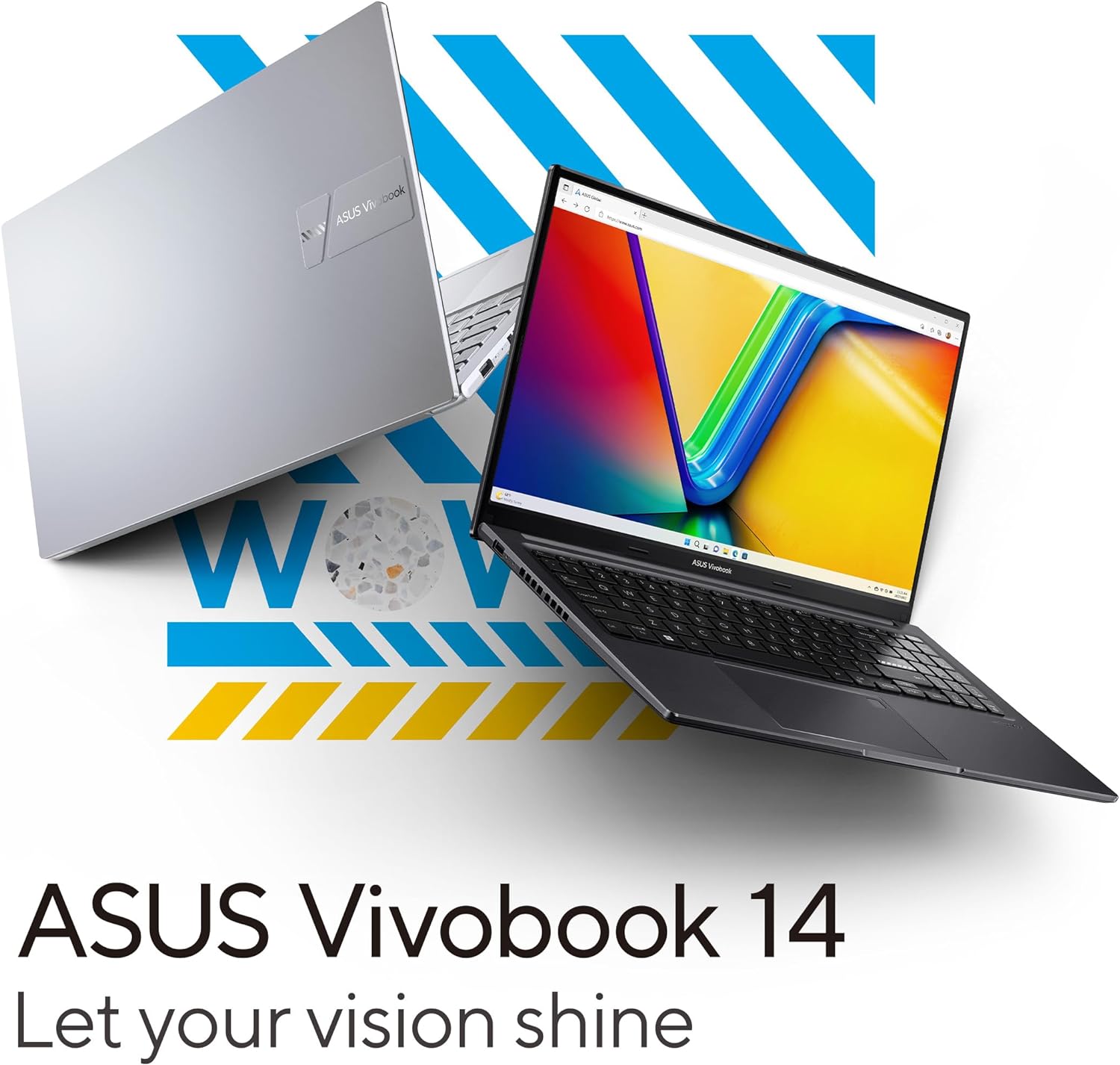 ASUS Vivobook 14 X1404VA-EB107W 14 Laptop - Core i7, 16GB RAM, Blue, 512GB SSD 0197105214682