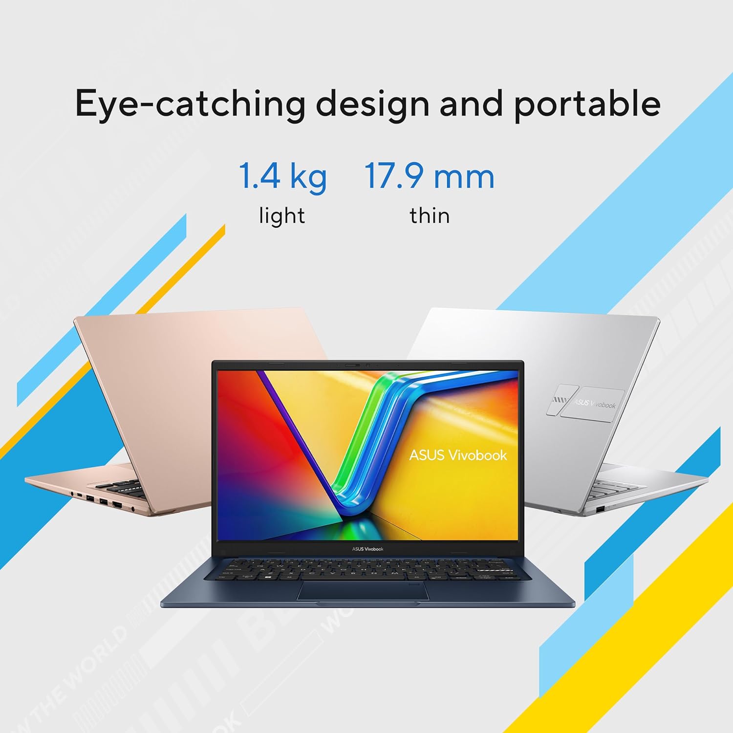 ASUS Vivobook 14 X1404VA-EB107W - Core i7, 16GB RAM, 512GB SSD, Backlit Keyboard 0197105214682