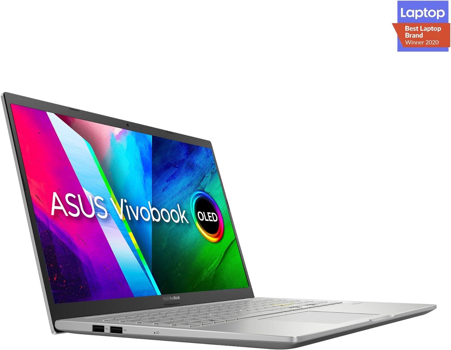 Asus K513EQ-OLED107T 15.6 Laptop - Core i7, 16GB RAM, 1TB SSD, NVIDIA GeForce MX350 - Sleek and high-performance laptop in silver 0195553401036