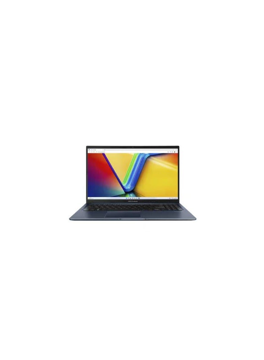 Asus Vivobook 15 X1504VA - NJ005W Laptop, Intel Core i5 - 1335U, 15.6 Inch FHD, 512GB SSD, 8GB RAM, Intel UHD Graphics, Windows 11 English/Arabic Blue - 512GB SSD - 15.6 - inch - Intel UHD Graphics