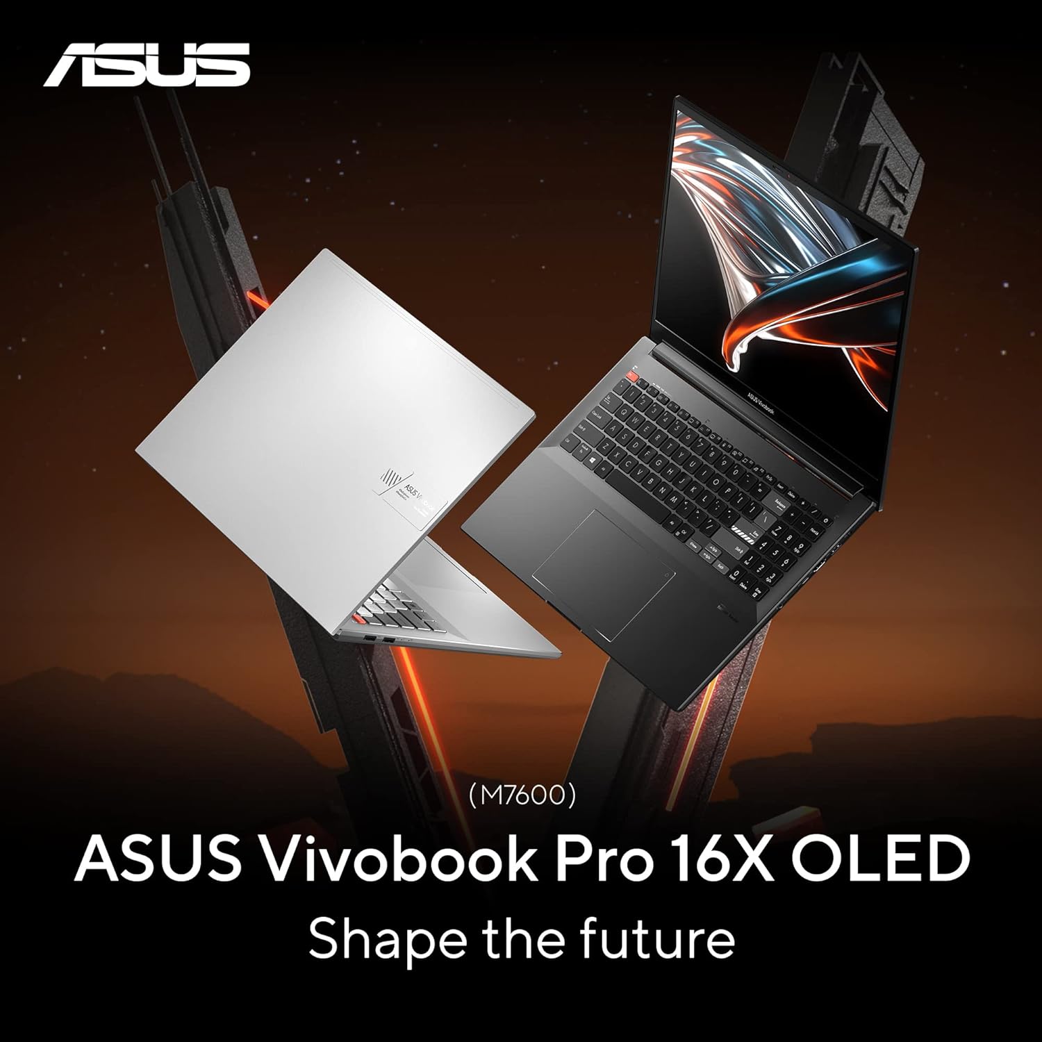 ASUS Vivobook Pro 16X Creator Laptop in Meteor White - Ryzen 9, 32GB RAM, 1TB SSD, RTX 3050 4711081456155