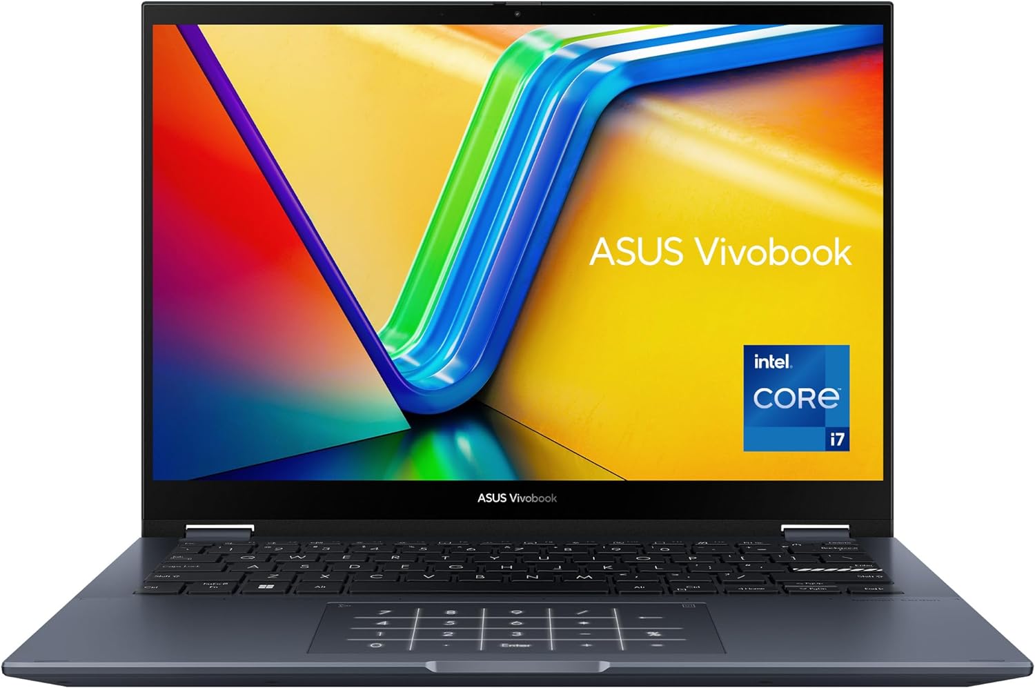 ASUS Vivobook S 14 Flip TP3402ZA-LZ409W Quiet Blue, 14-inch Core i7 Laptop, 16GB RAM, 512GB SSD 0197105322684