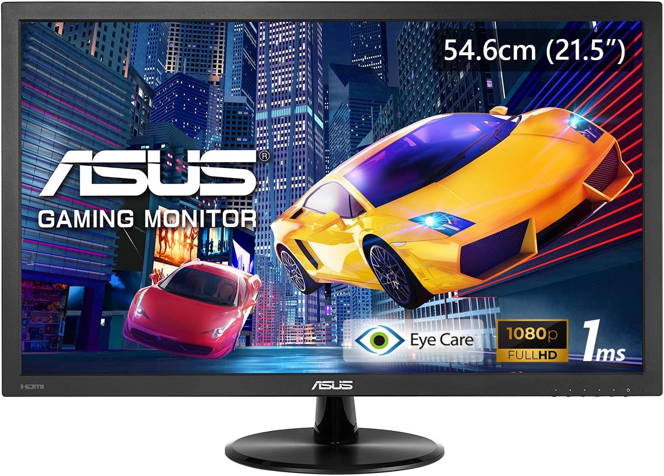 Asus VP228HE 21.5” Full HD Monitor - 1ms Response Time, HDMI VGA Ports, Eye Care Technology 4712900108934