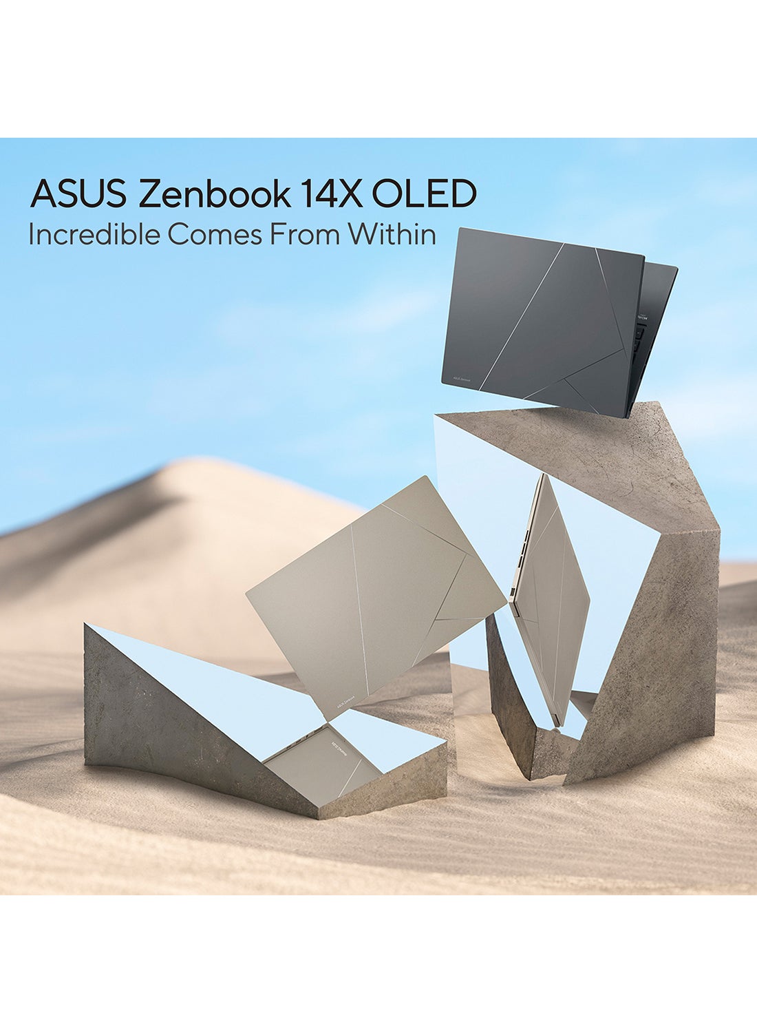 ASUS Zenbook 14X OLED UX3404VC - OLEDI9SG Slim Laptop 14.5 - inch Core i9 - 13900H 16GB RAM 1TB SSD NVIDIA GeForce RTX 3050 - 1TB SSD - 14.5 - inch - NVIDIA GeForce RTX 3050