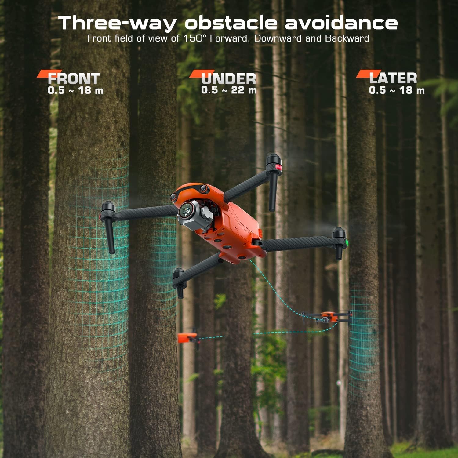 Advanced Features: Autel EVO Lite Plus Drone with 3-Way Obstacle Avoidance System 6924991102823