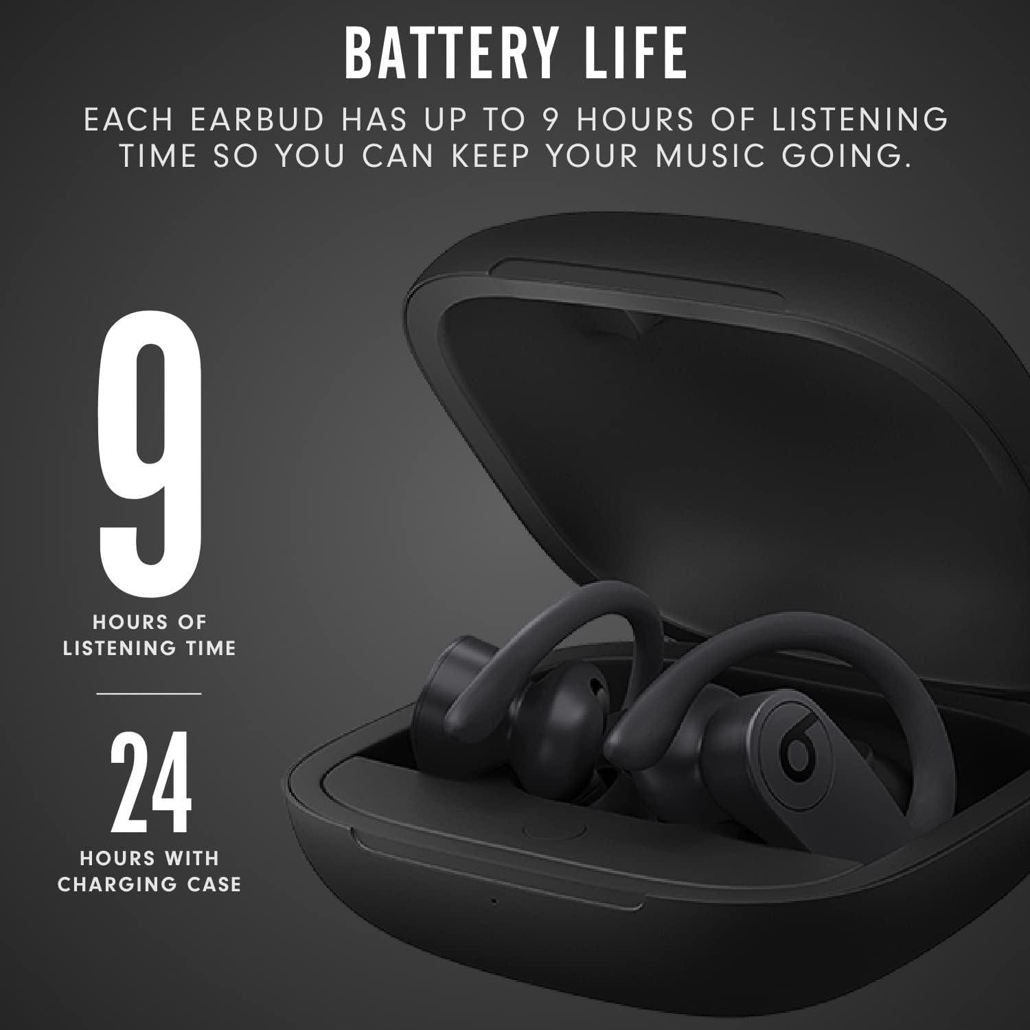 Beats Powerbeats Pro Totally Wireless Earphones - Black for Active Lifestyles 0190199701984
