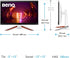 BenQ EX3210U: IPS gaming monitor with 3840x2160 UHD resolution for smooth gameplay 4718755077098