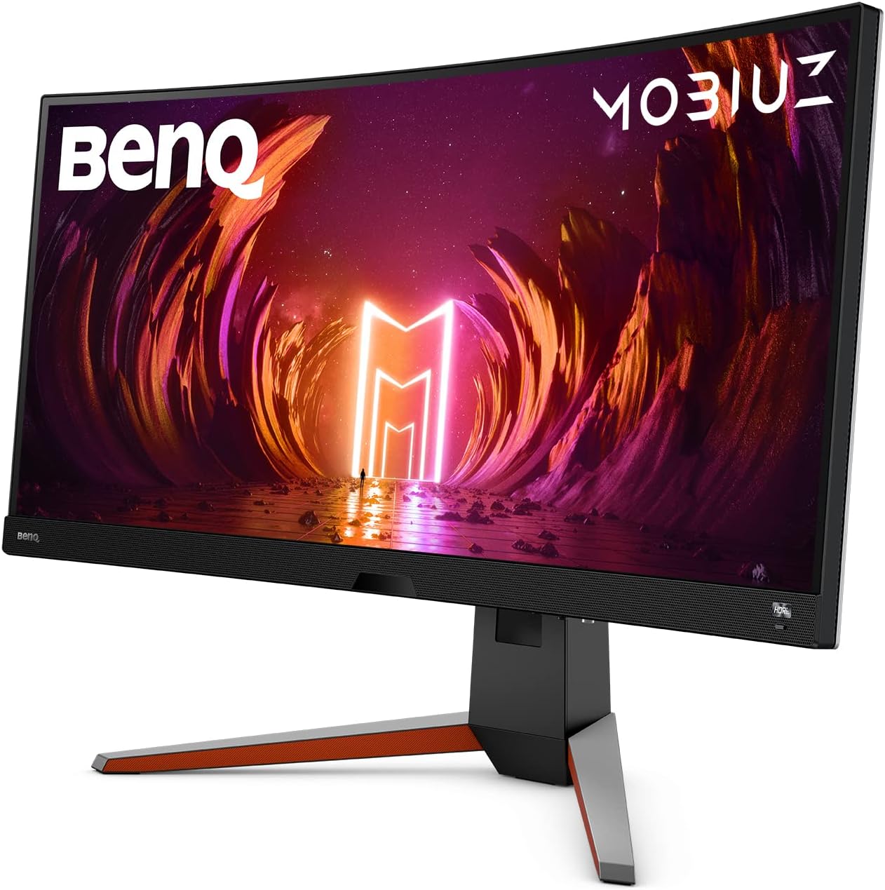 BenQ MOBIUZ 34 Curved Monitor - Experience smooth gameplay with 1ms response time and 34-inch screen size. 4718755085376