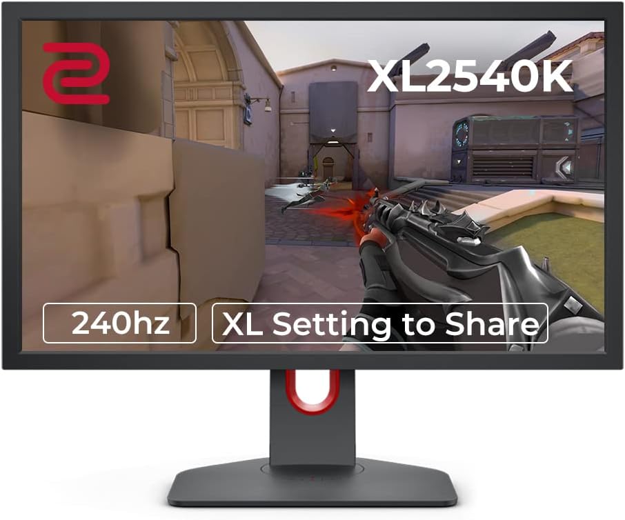 Benq XL2540K 24.5 Full HD LED Monitor - Lightning-fast 240 Hz refresh rate for smooth gaming. 4718755083303