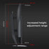 BenQ XL2540K Monitor - Redesigned base for more in-game movement space. 4718755083303D