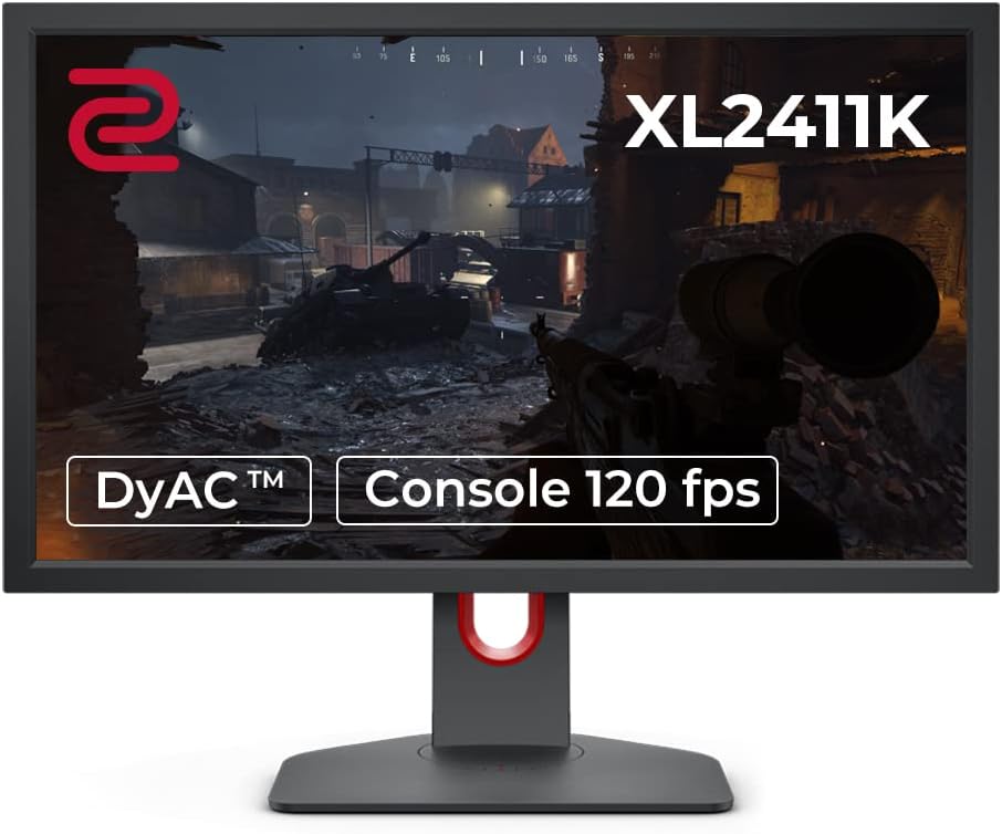 BenQ Zowie XL2411K 24 Gaming Monitor - 144Hz refresh rate for smooth gameplay. 4718755083402