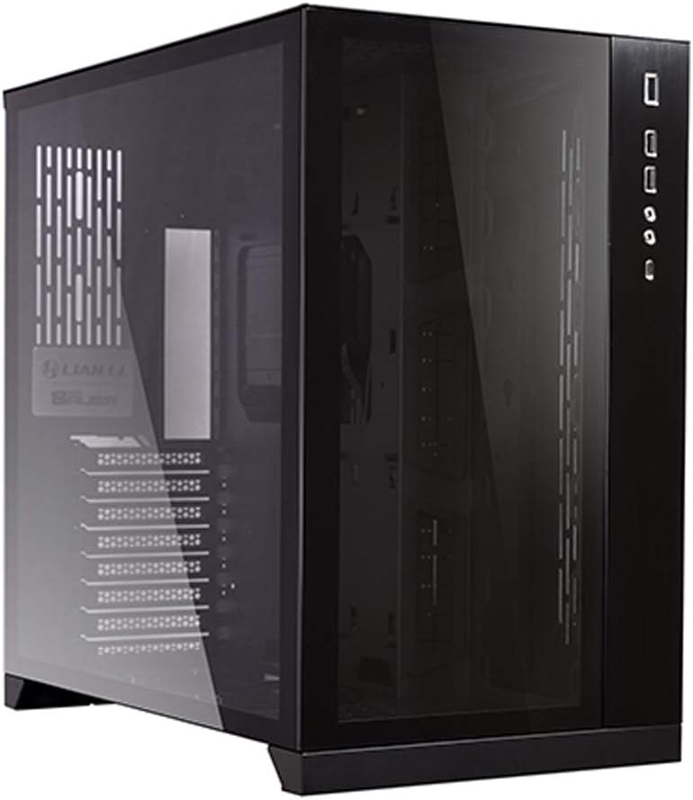 Sleek and Modern ATX Lian-Li PC-O11DX Case in Black - Showcase your hardware with style 4718466008633