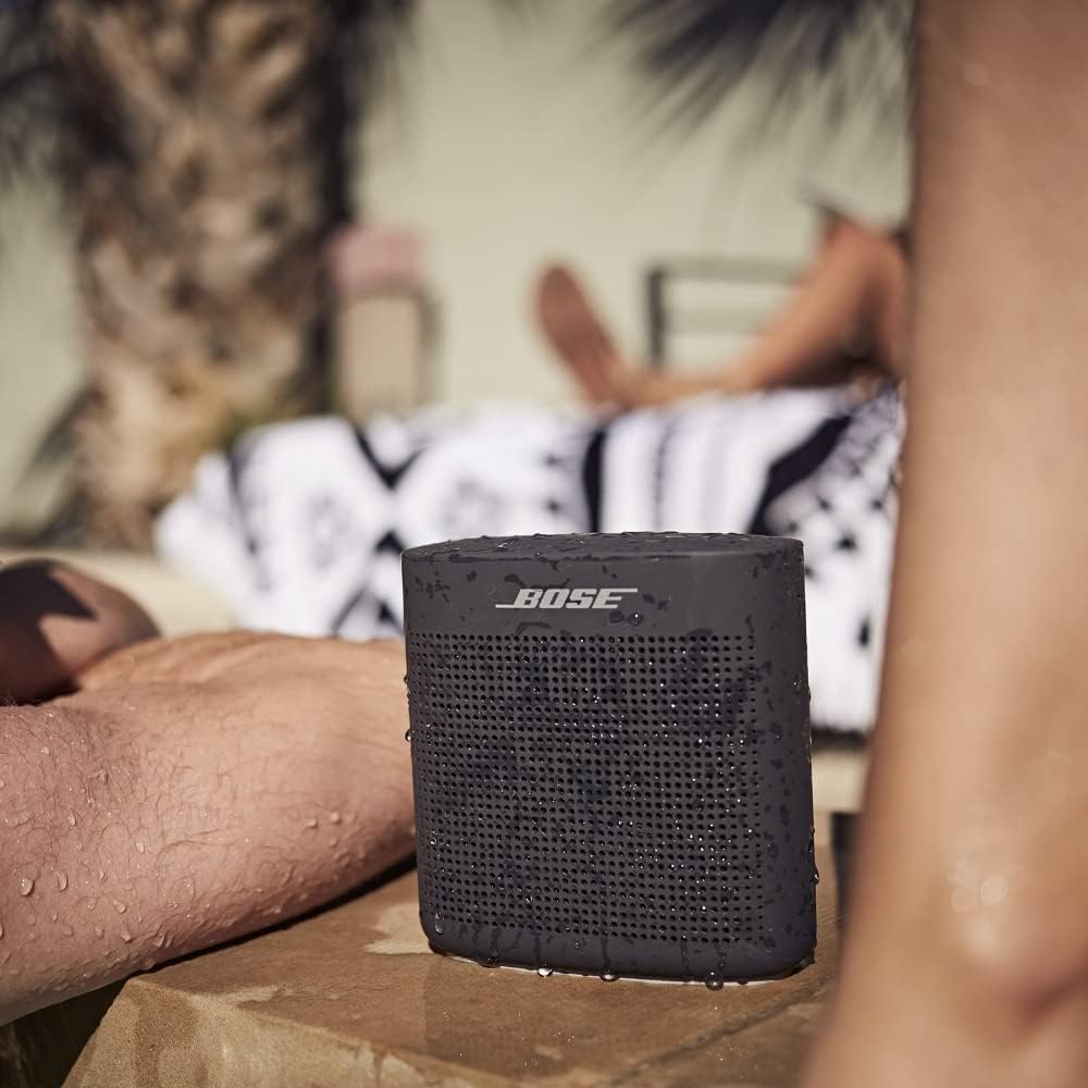 Soft Black Bose Soundlink Color II - Pair two speakers for party or stereo mode. 0017817746113