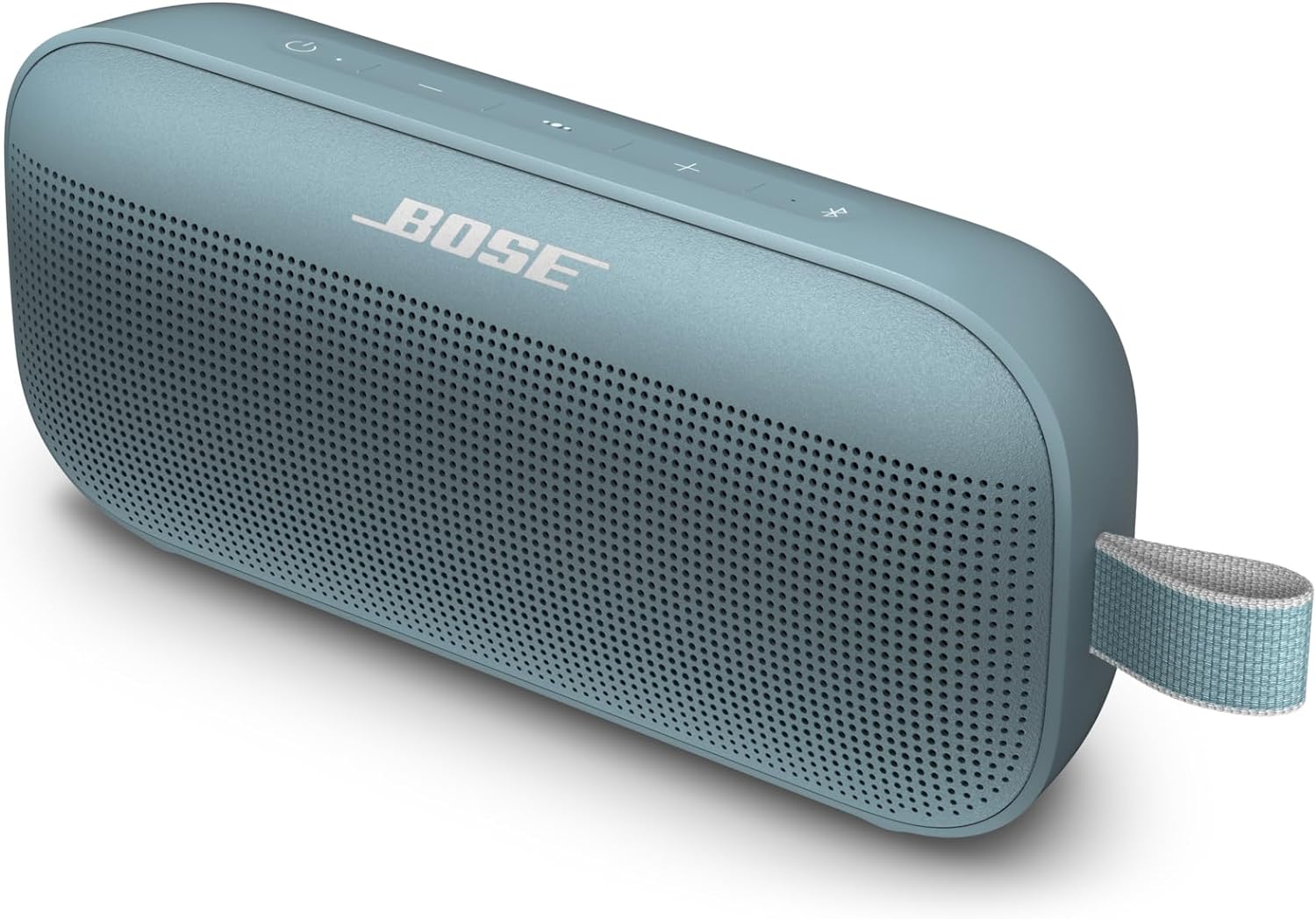 Enjoy astonishing sound quality with the Bose Soundlink Flex Bluetooth Speaker in Stone Blue. 0017817832021