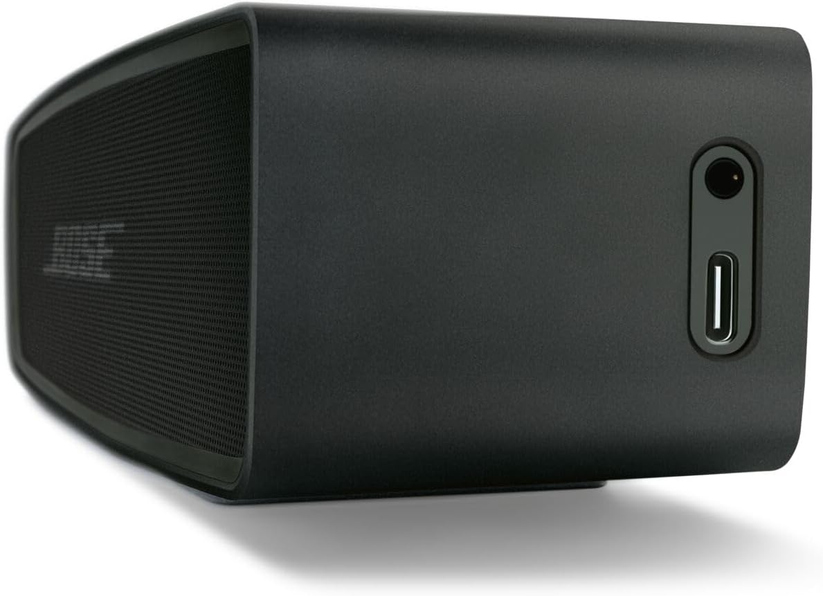 Compact Bose Soundlink Mini Bluetooth Speaker II - Triple Black - SKU: 0017817807524