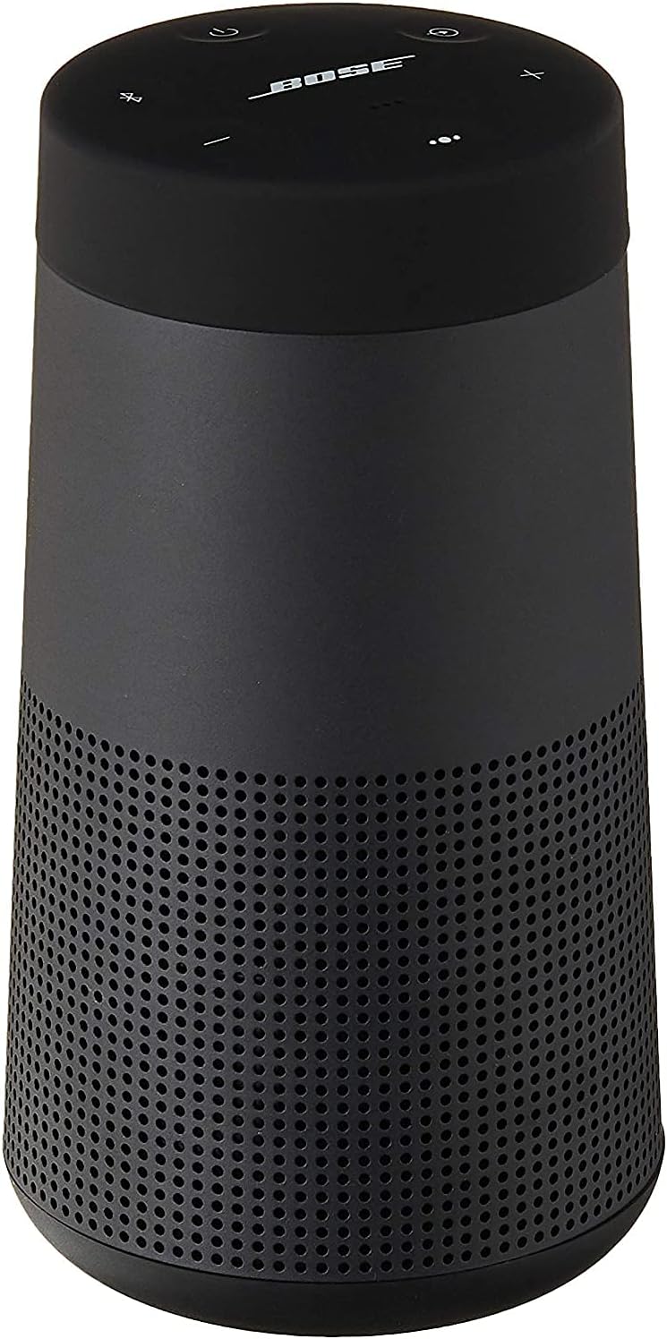 Bose SoundLink Revolve II Bluetooth Speaker in Triple Black - Astonishingly loud, surprisingly small, with true 360° sound. 0017817825078
