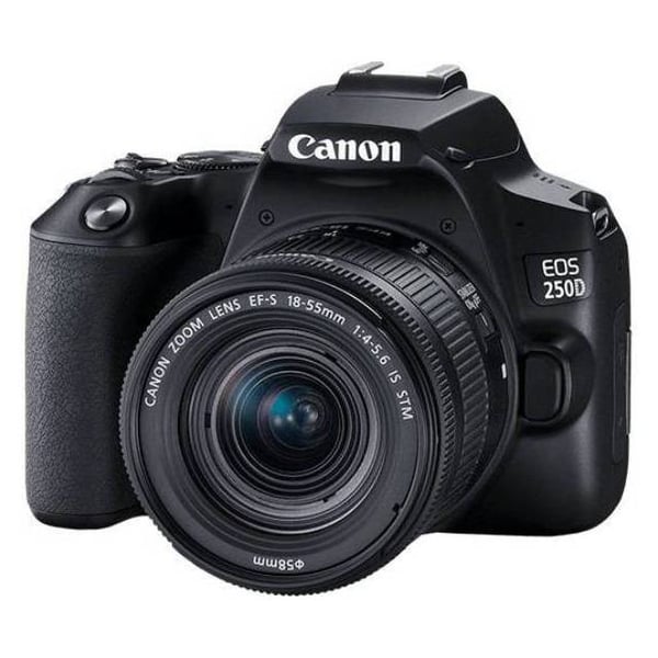 Canon EOS 250D - Movable touchscreen for easy selfies and shooting at awkward angles.