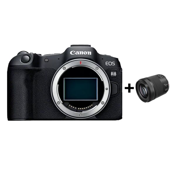 Canon EOS R8 Mirrorless Camera: Full-frame sensor, 4K video, 8-stop stabilization