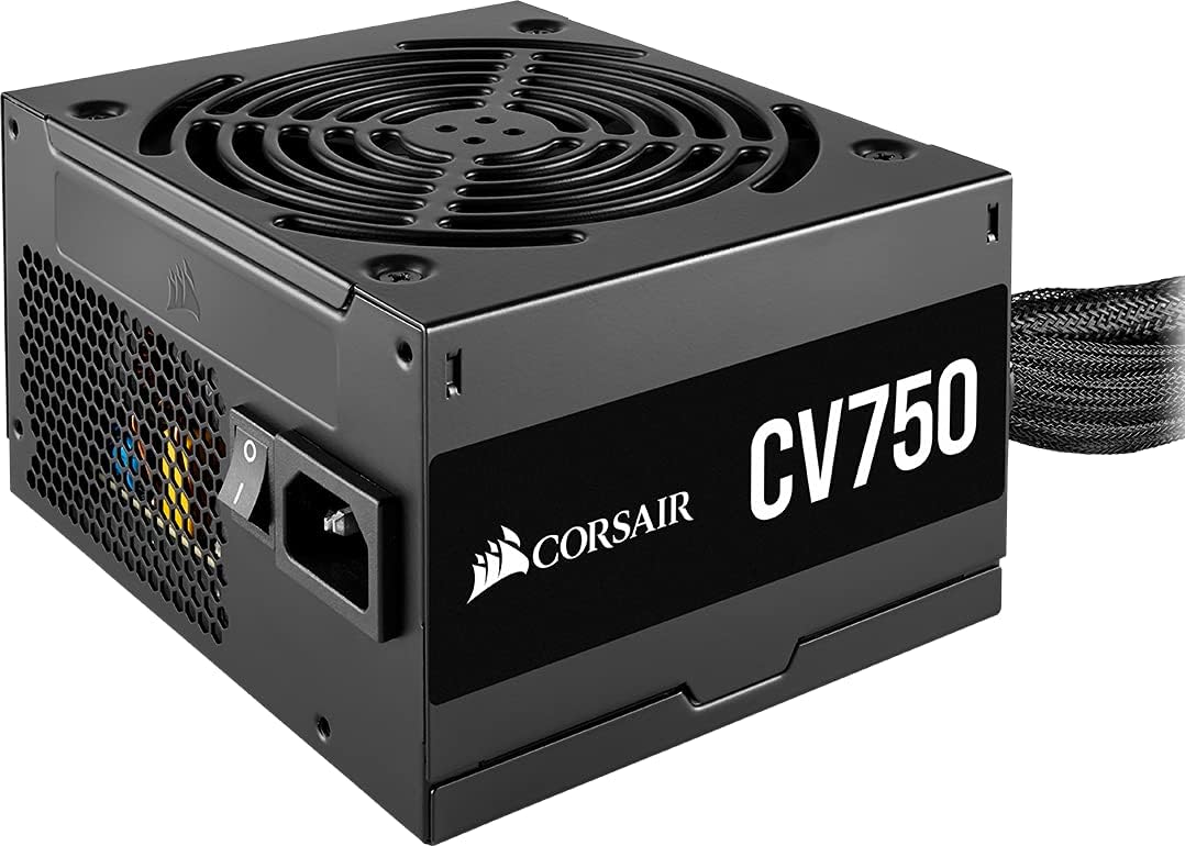 Corsair CV Series CV750 80 PLUS Bronze ATX Power Supply - Efficient and reliable 750W power supply for your PC setup. 0840006630319