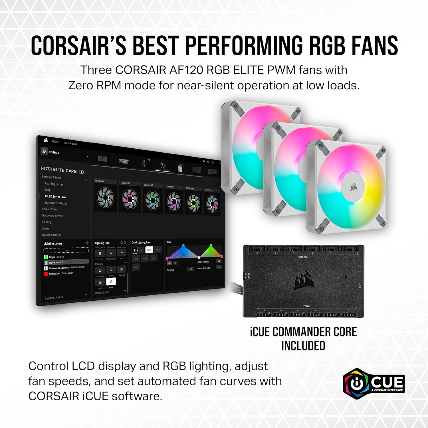 Quiet CPU Cooling with Zero RPM Mode Support - Low-Noise Operation 0840006694229