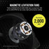 Magnetic Levitation RGB Fans with eight RGB LEDs per fan - Delivering immense airflow for efficient cooling. 0840006643432