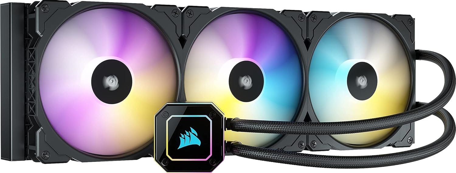Corsair iCUE H170i ELITE CAPELLIX Liquid CPU Cooler with 33 RGB LEDs - Powerful and quiet cooling solution for your CPU. 0840006643432