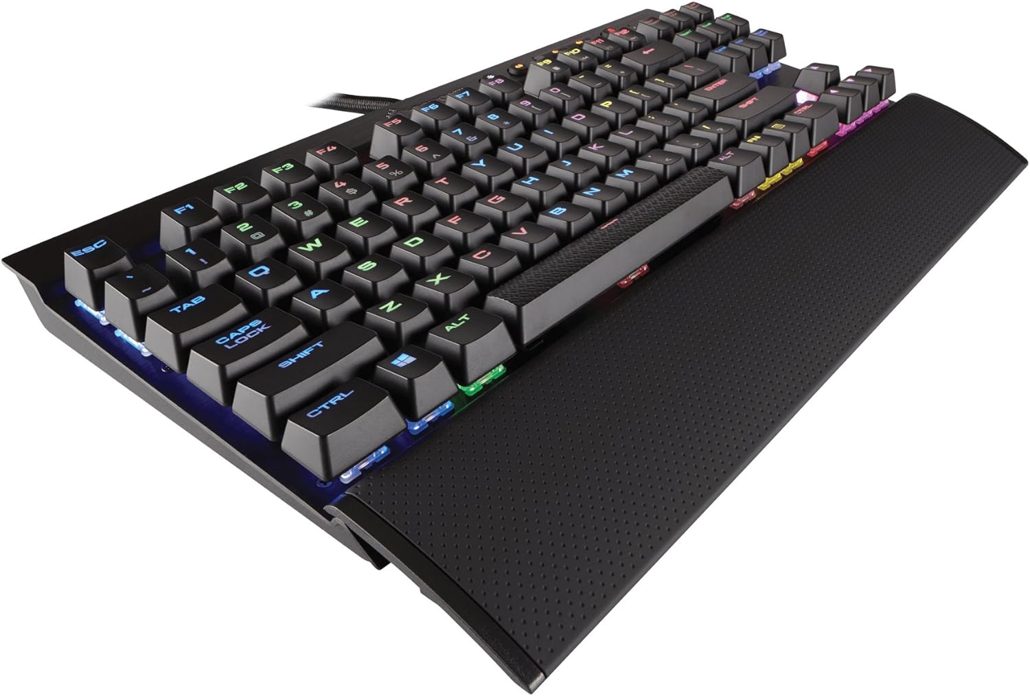 Corsair K65 RGB Rapidfire PC / Mac Keyboard - Corsair's fastest compact mechanical keyboard with Cherry MX Speed RGB switches. 0843591082181
