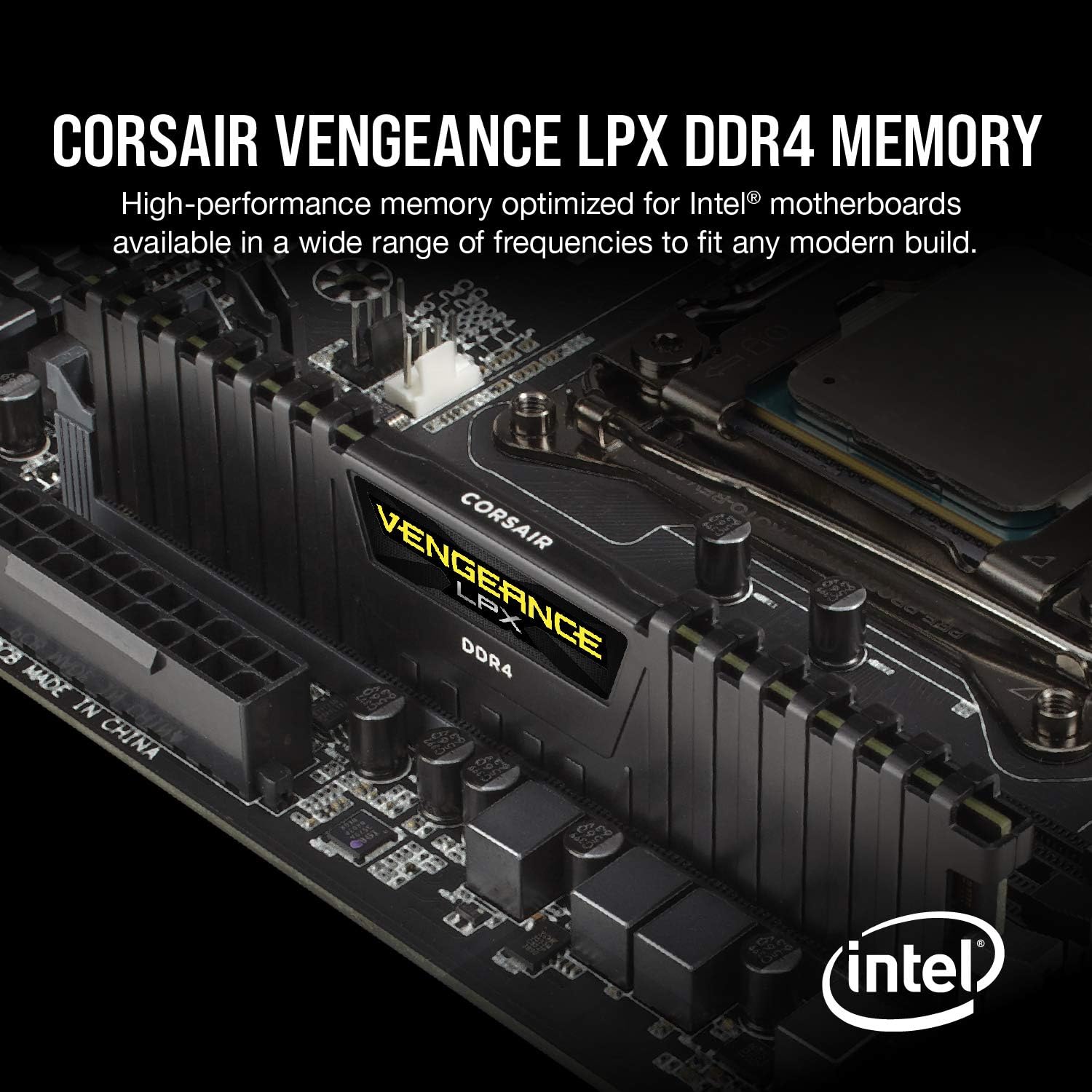 Corsair Vengeance LPX 16GB DDR4 RAM - Low-profile design fits small-form-factor builds easily. 6907502582567