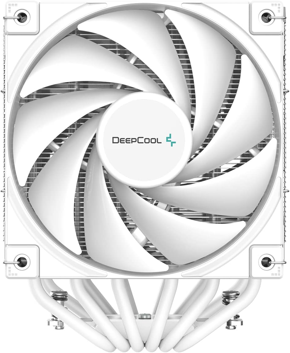 DeepCool AK620 CPU Cooler - White cooler with 260 watts wattage and 12 volts voltage for effective cooling. 6933412727453