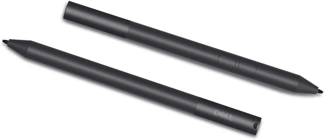 Dell Active Pen PN350M - Black stylus with pressure sensitivity and magnetic snap. Wireless connectivity. 0884116340904