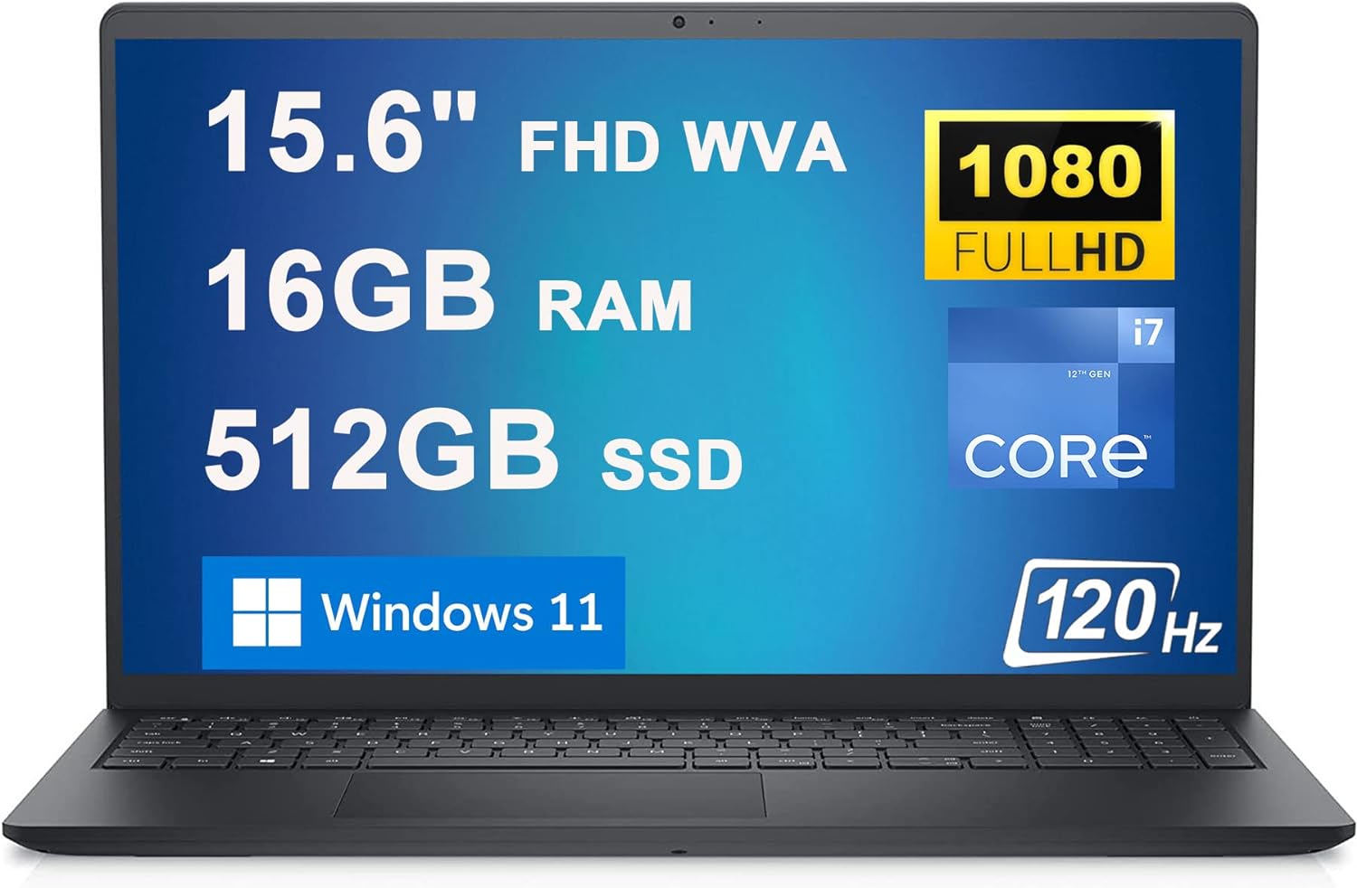 Dell Inspiron 15 3000 3520 - High-speed computing, anti-glare display, Windows 11 Home 0840262742627