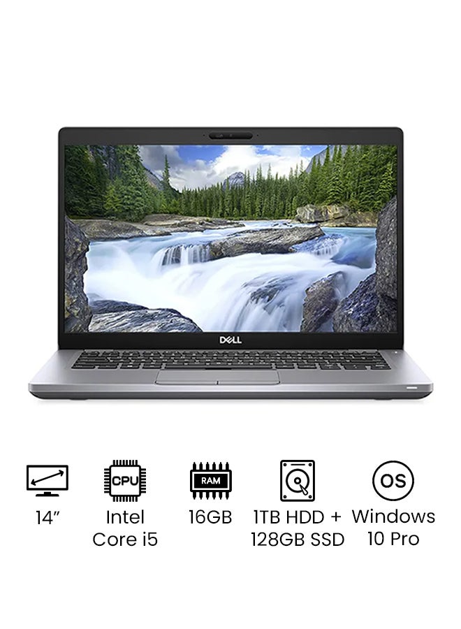 DELL Latitude 5410 Laptop 14 - inch Core i5 - 10210U 16GB RAM 1TB HDD + 128GB SSD Intel UHD Graphics - 1TB HDD + 128GB SSD - 14 - inch - Intel UHD Graphics