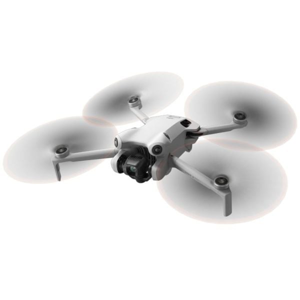 MVM400P: DJI Mini 4 Pro White Drone - Capture vibrant scenes with 10-bit D-Log M and HLG color profiles for editing flexibility.