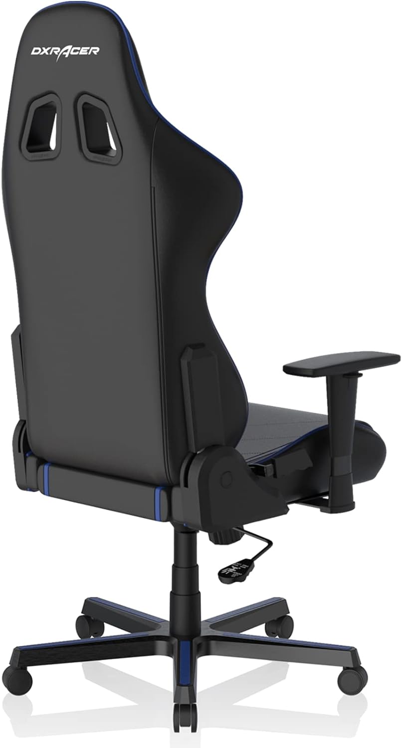Stylish DXRacer Formula Gaming Chair with durable synthetic leather upholstery 0810027590817