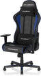 Gaming chair with top-notch PU leather, adjustable armrests, and lumbar support in Black/Blue 0810027590817