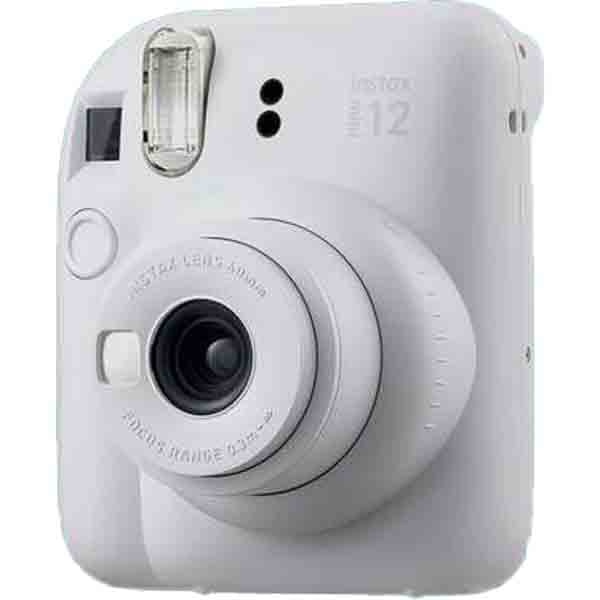 Fujifilm INSTAX MINI 12 Instant Camera in Clay White - Capture instant memories with 62mm x 46mm prints. INSTAX MINI 12 WHI