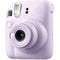 Fujifilm INSTAX MINI 12 Instant Camera Lilac Purple - Capture instant memories with 62mm x 46mm prints. INSTAX MINI 12 PUR