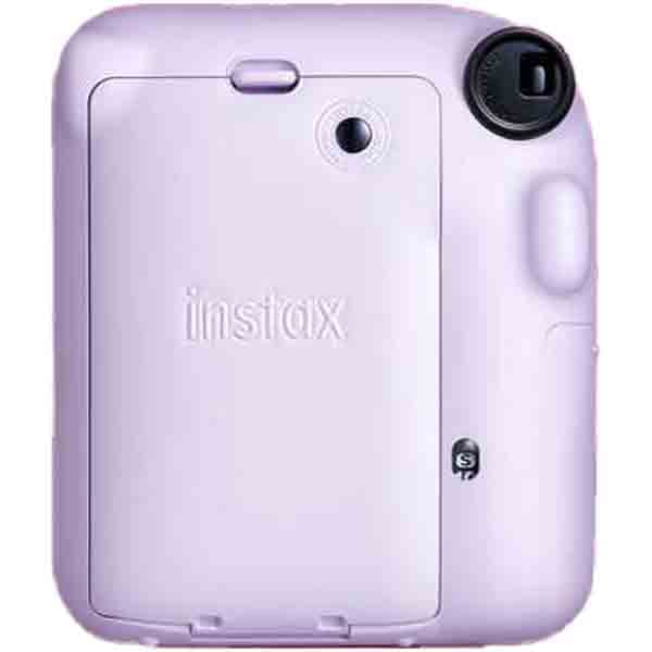 Pocket-sized INSTAX MINI 12 PUR - Get as close as 0.3m for detailed selfies and object shots.