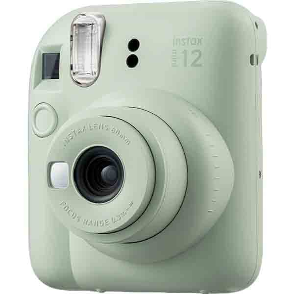 Fujifilm INSTAX MINI 12 Instant Camera - Mint Green - Pocket-sized design for on-the-go memories INSTAX MINI 12 GRE