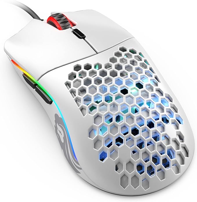 Glorious Model O Wired Gaming Mouse - Matte White - SKU: 0857372006976