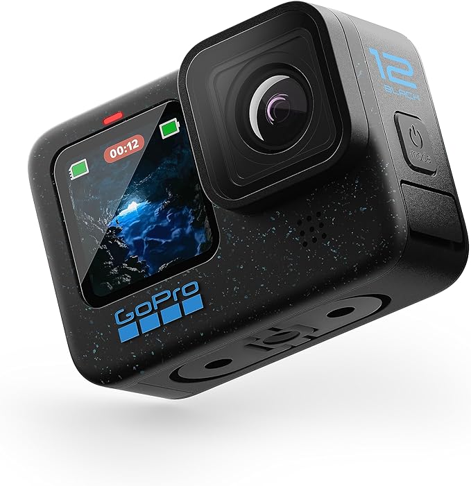 GoPro HERO12 Black - 5.3K60 Ultra HD Video, 27MP, HDR, Waterproof Action Camera 0810116380282