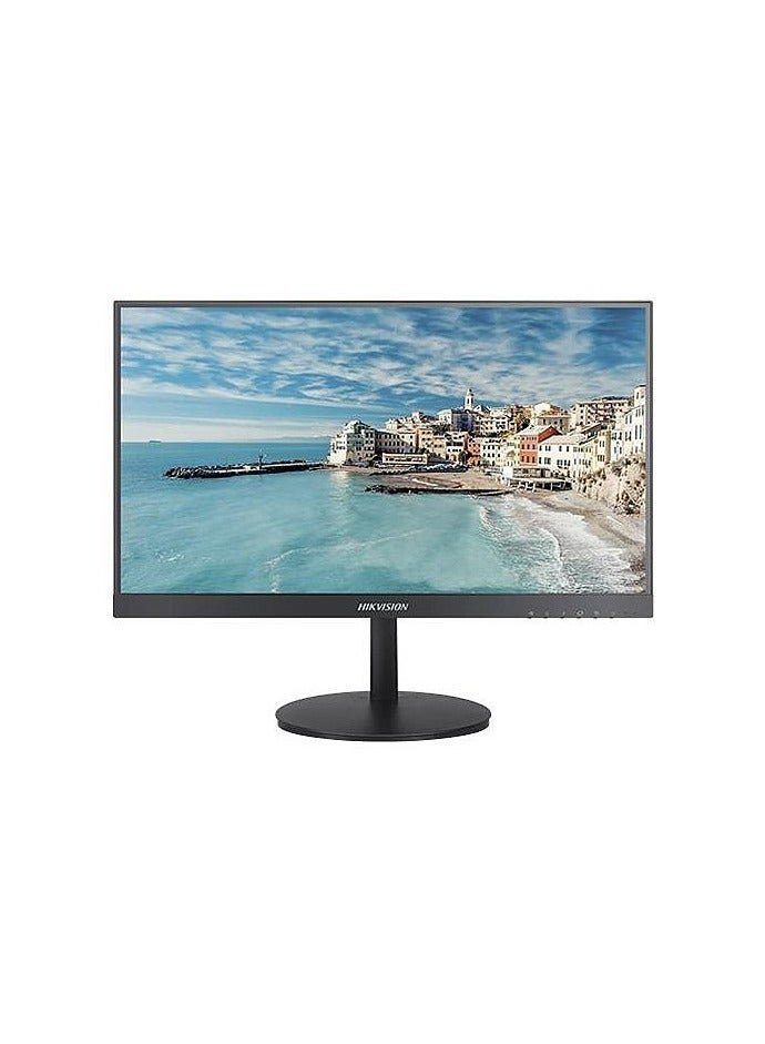 Hikvision DS - D5022FN - C 22" LED Monitor - Borderless, Full HD, HDMI & VGA Inputs, Ideal for Surveillance, PC, and PlayStation - Black - 22 - inch - 