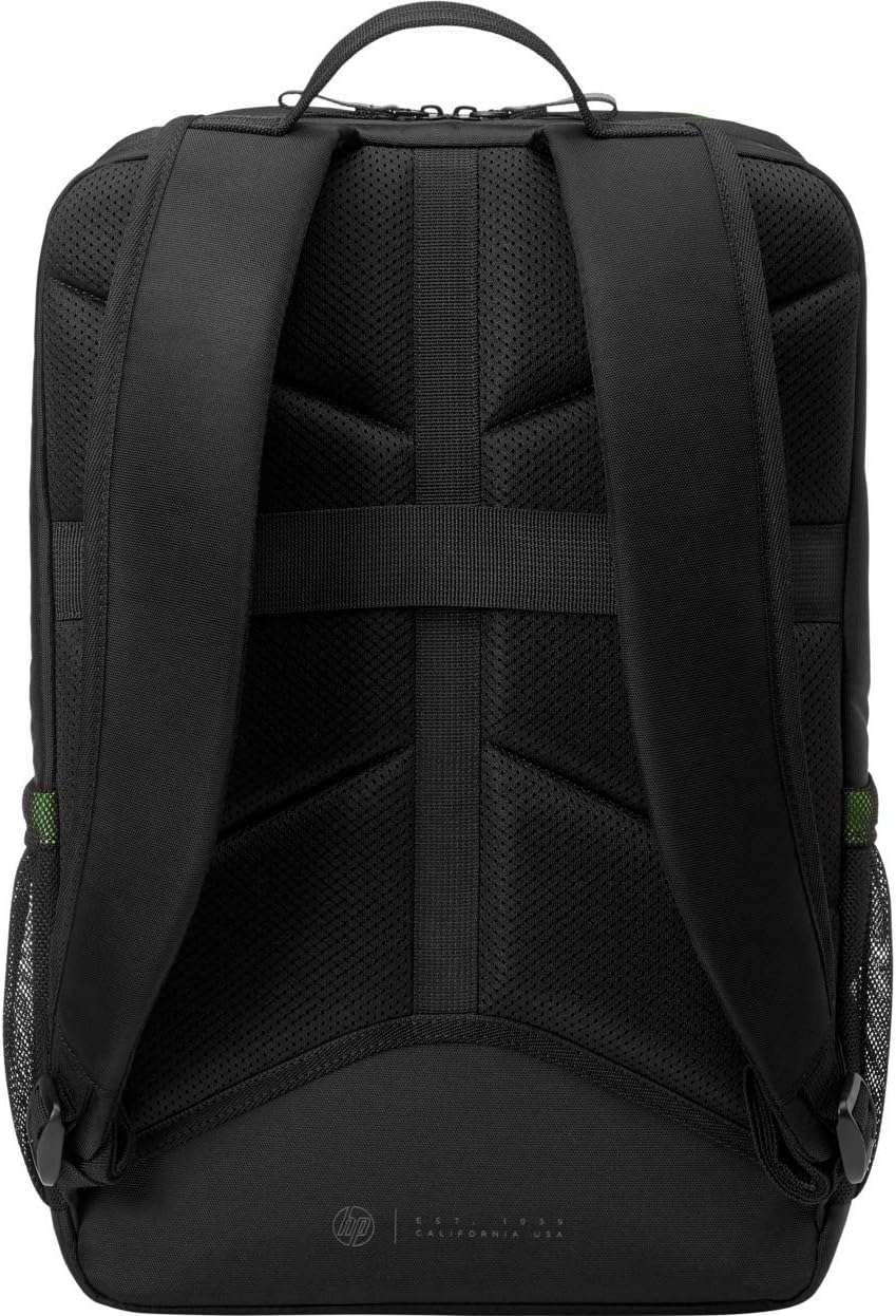 HP 6EU57AA#ABB Backpack - Black - Padded mesh back panel, ergonomic shoulder straps for comfort. 6221218080804