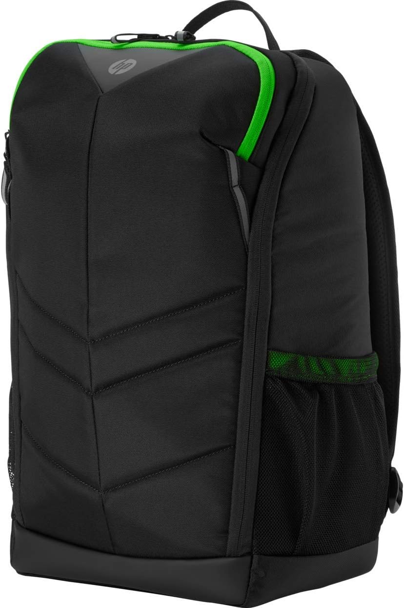 HP Pavilion 15 Gaming Backpack 400 - Black - Securely holds headset, zippered pocket for accessories. 6221218080804