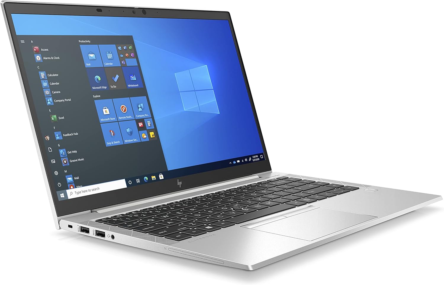 HP EliteBook 840 G8 - Thin and lightweight business laptop with 8GB RAM and Intel Core i5 0196068247980