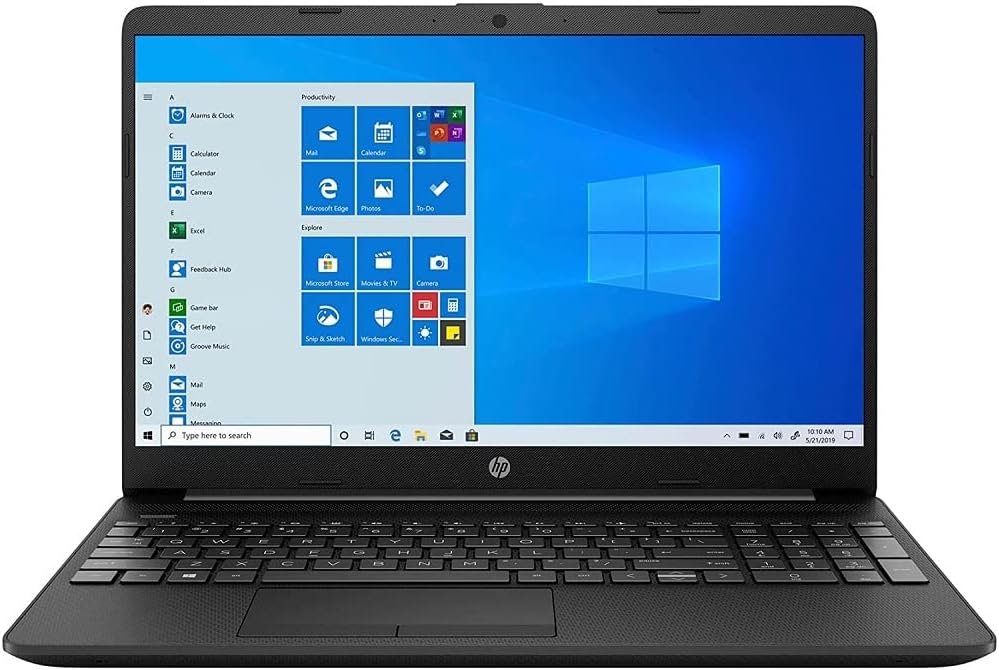 HP 15.6 FHD Laptop - Intel Celeron, 4GB RAM, 128GB SSD, UHD Graphics - Black 0195697199257